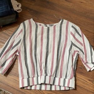 Striped Crop Top